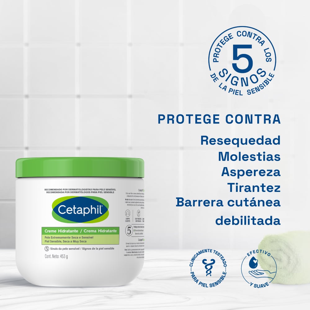 Cetaphil Crema Hidratante - Tubo 453 G, , large image number null