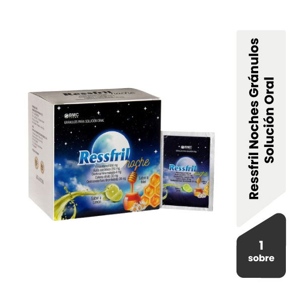 Ressfril Noches Gr&aacute;nulos Para Soluci&oacute;n Oral - Sobre 1 UN, , large image number null