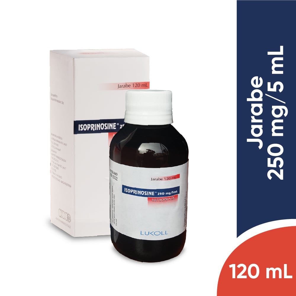 Jarabe Isoprinosine 250 Mg / 5 ML - Frasco 120 ML, , large image number null