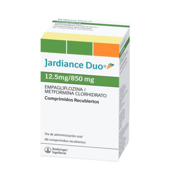 Jardiance Duo 12.5/850 Mg Comprimidos - Caja 60 UN, , large image number null