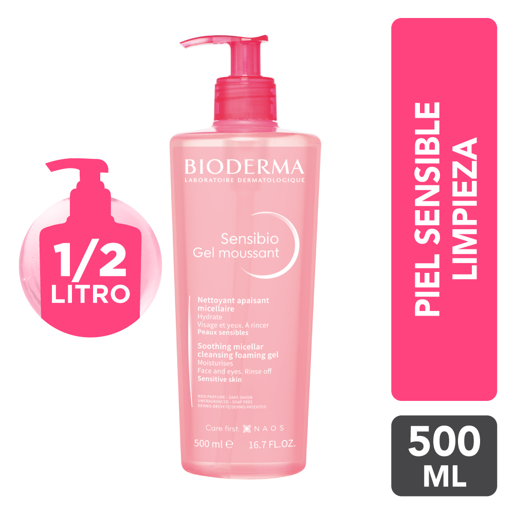 Bioderma Sensibio Gel Mous  - Frasco 500 ML, , large image number null