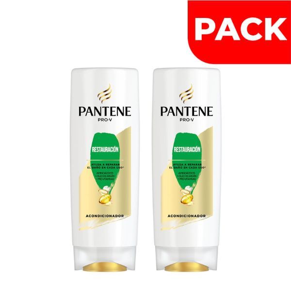 D&uacute;o Pack Acondicionador Pantene Restauraci&oacute;n - Frasco 400 ML, , large image number null