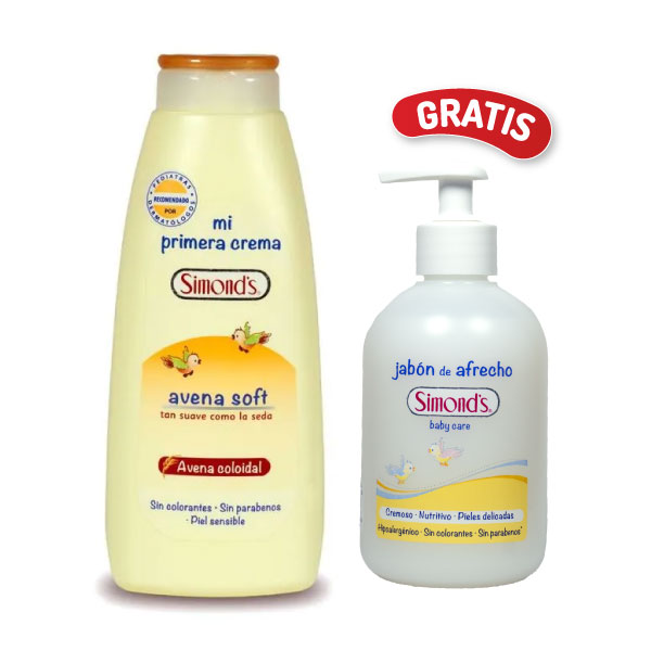 Simonds Mi Primera Crema Avena Org&aacute;nica - Frasco 340 ML, , large image number null