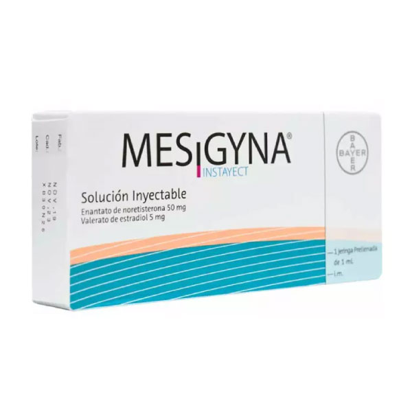 Mesigyna Instayect  Soluci&oacute;n Inyectable Jeringa Pre Cargada - Ampolla 1 UN, , large image number null