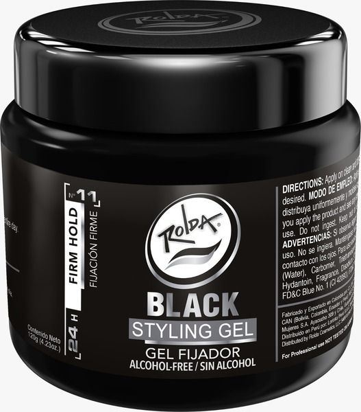 Rolda Gel Fijador Black  - Frasco 120 G, , large image number null