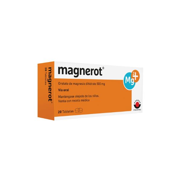 Magnerot 500 Mg - Caja 20 Un, , large image number null