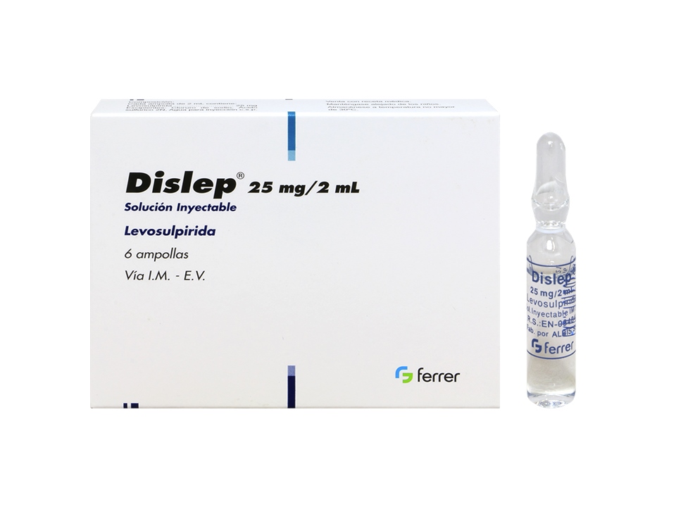 Dislep 25 Mg/ 2 ML Soluci&oacute;n Inyectable - Caja 1 Ampolla, , large image number null