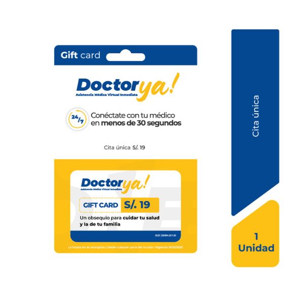 Tarjeta Unica DOCTORYA - Caja 1UN, , large image number null