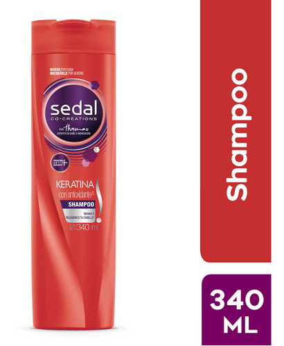Shampoo Sedal Keratina - Frasco 340 ML, , large image number null