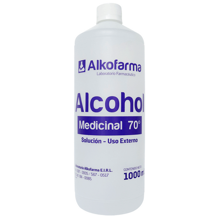 Alcohol 70&deg; Alkofarma  - Frasco 1000 ML, , large image number null