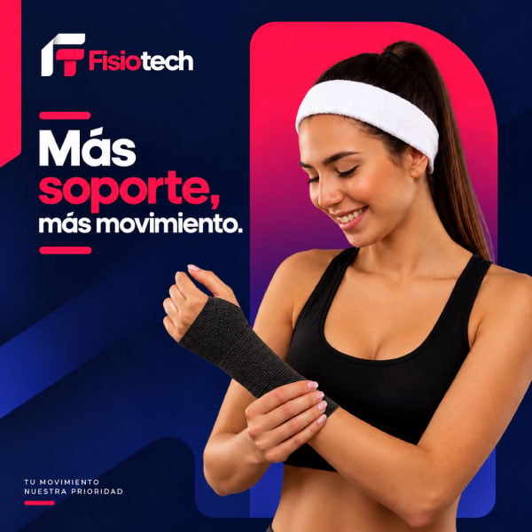 Fisiotech Venda Cohesiva Negro 7.5cm x 5 M - Caja 1 UN, , large image number null