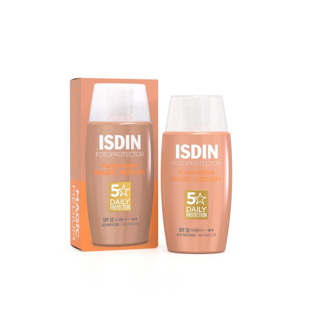 Isdin Fotoprotector Fusion Water Magic Color Medium SPF 50 - Frasco 50 ML, , large image number null