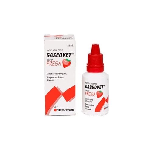 Gaseovet 80Mg/ML Fresa Soluci&oacute;n - Frasco 15 ML, , large image number null