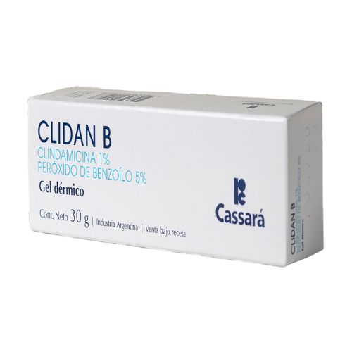 Clidan B 1% / 5% Gel D&eacute;rmico - Tubo 30 G, , large image number null