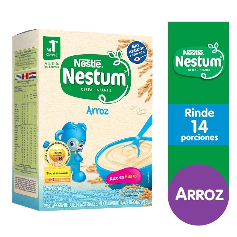 Cereal Infantil NESTUM&reg; Arroz - Caja 350  G, , large image number null