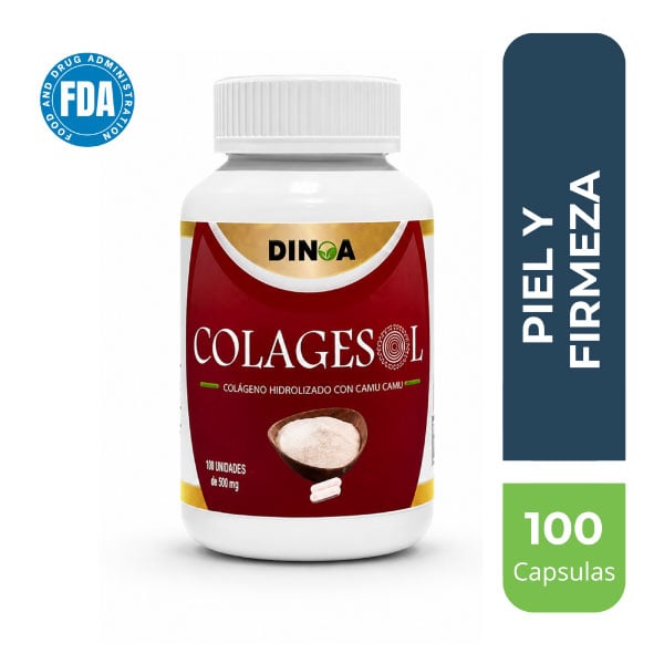 Colagesol 500Mg C&aacute;psulas - Frasco 100 UN, , large image number null