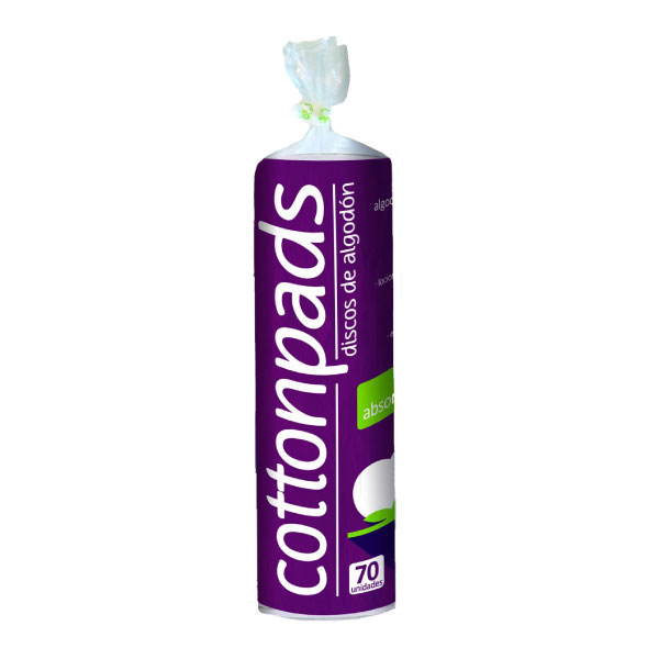 Cotton Pads Discos Desmaquillante - Bolsa 70 UN, , large image number null
