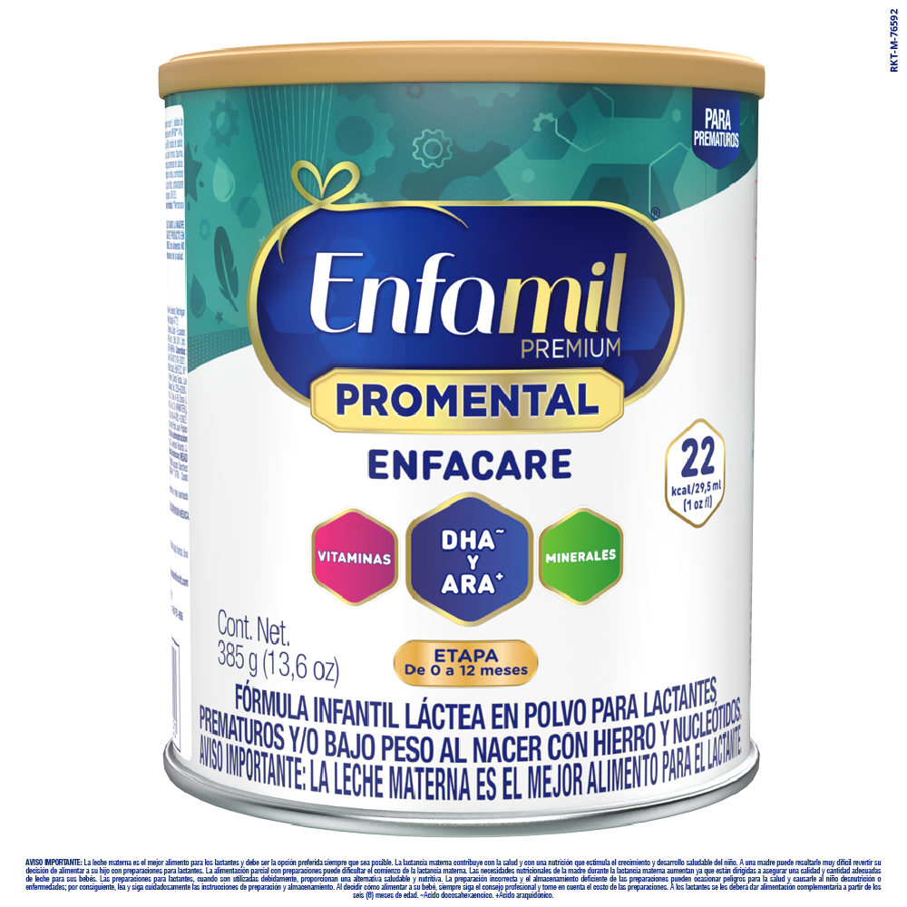 F&oacute;rmula infantil Enfamil Premium Promental Enfacare - Lata 385 g, , large image number null