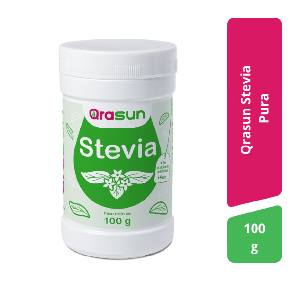 Qrasun Stevia Pura - Pote 100g, , large image number null