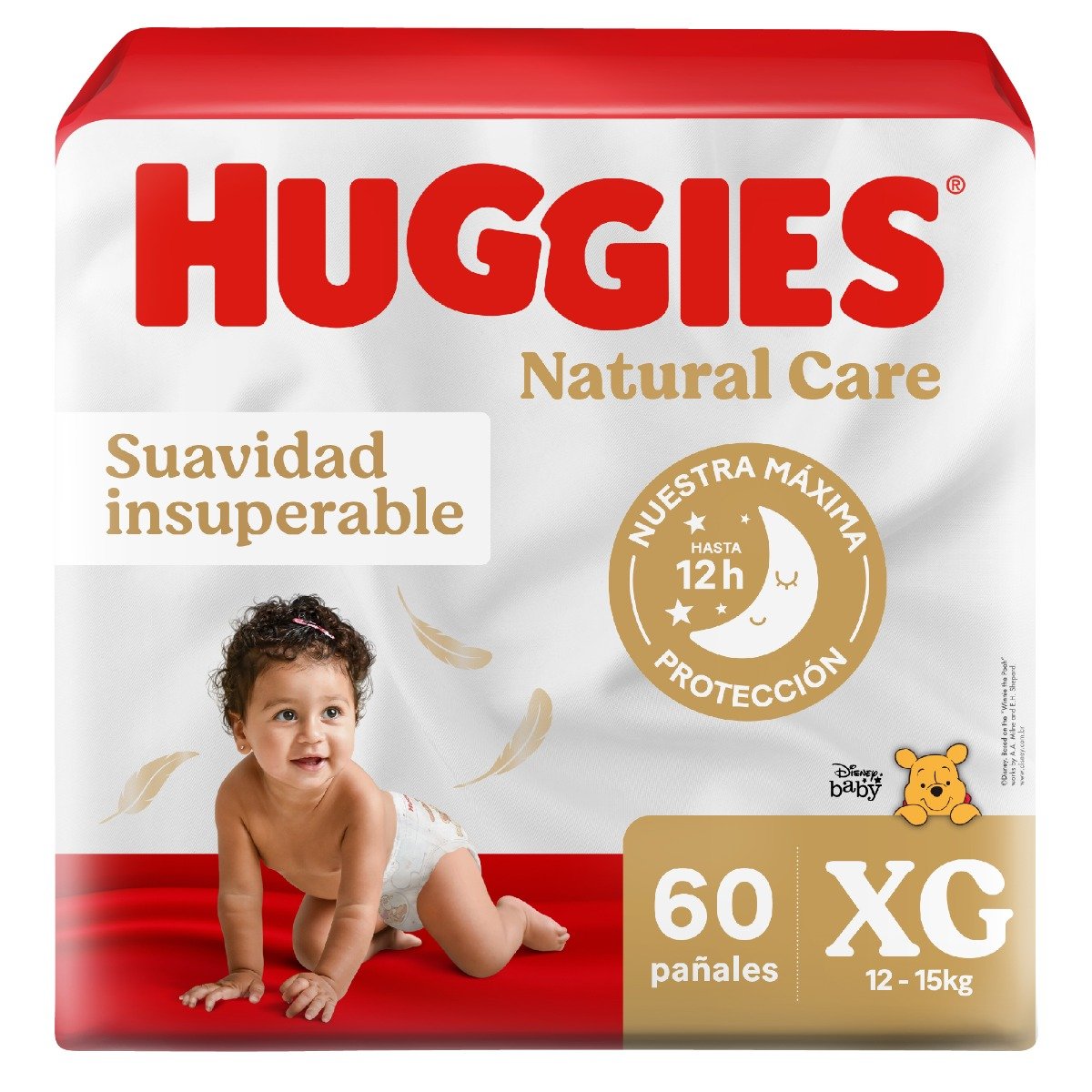 Pa&ntilde;ales Huggies Natural Care Bigpack Talla XG - Bolsa 60 UN, , large image number null