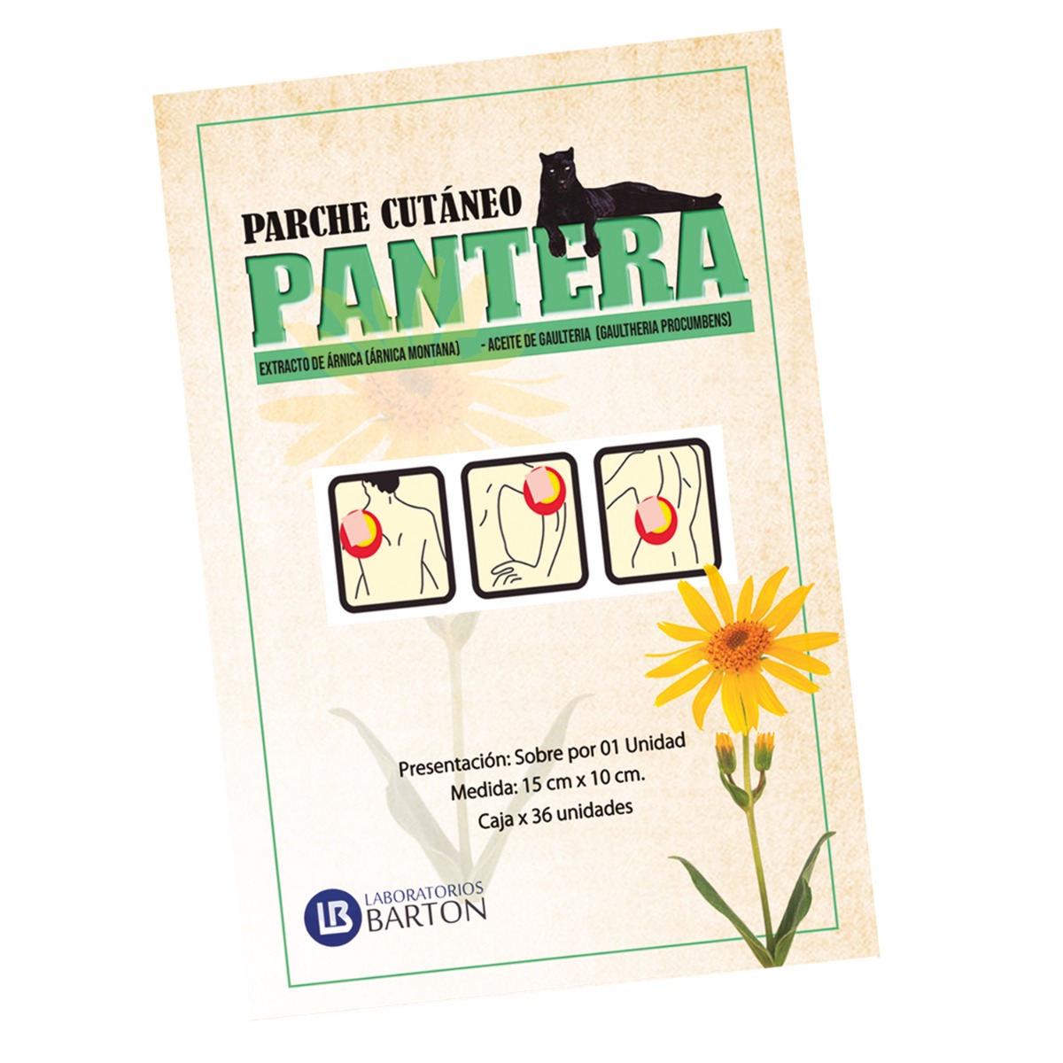Parche Pantera 15 X 10Cm - Bolsa 1 UN, , large image number null