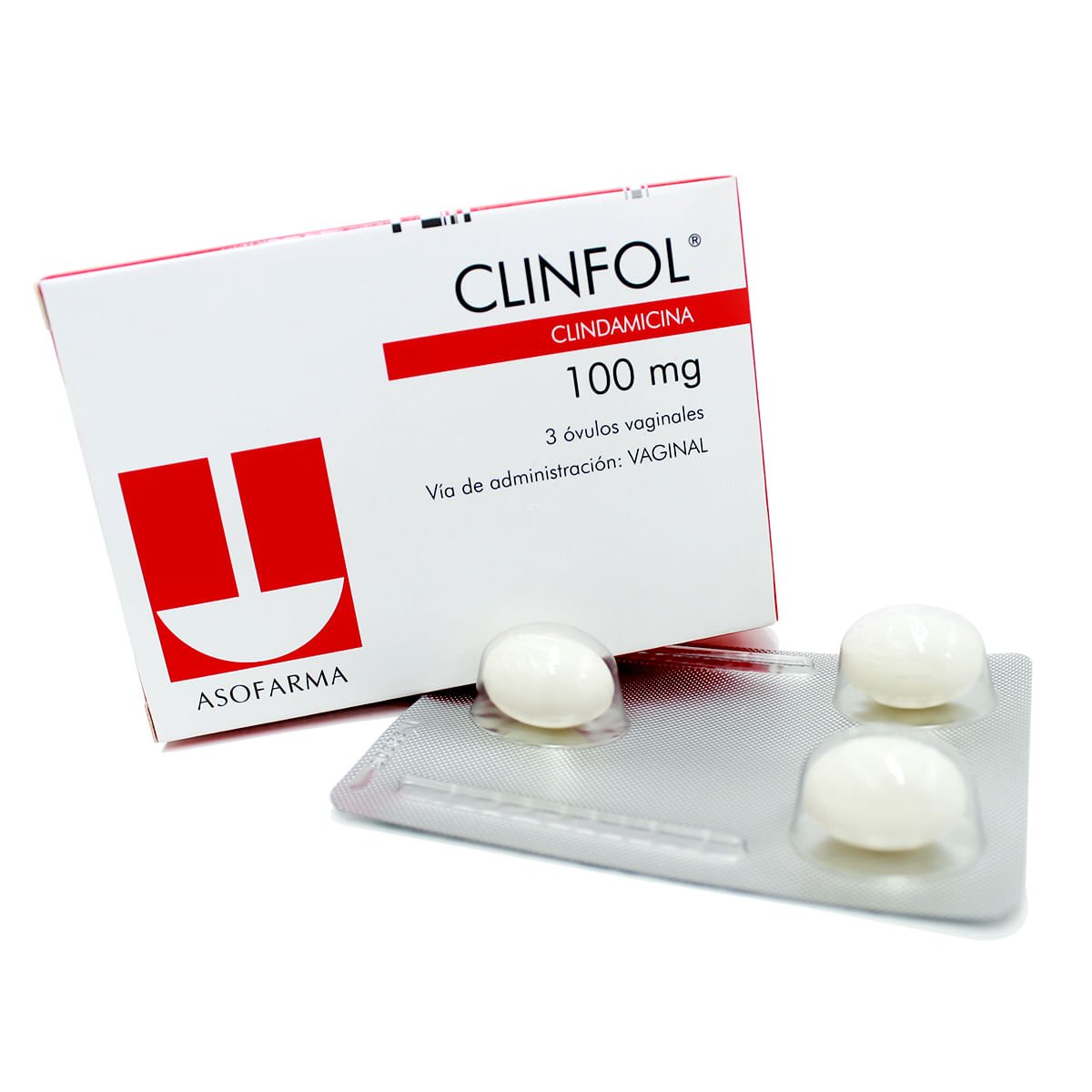 Clinfol 100 Mg  &oacute;vulo Vaginal - Caja 03 UN, , large image number null