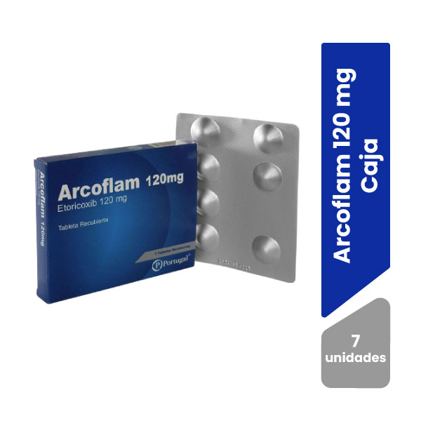 Arcoflam 120mg  - Caja 7 UN, , large image number null