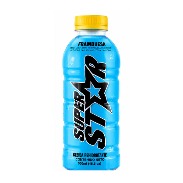 Super Star Frambuesa - Botella 550ML, , large image number null