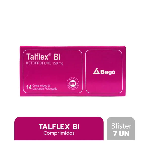 Talflex BI 150 mg Comprimido de Lieraci&oacute;n Prolongada - Bl&iacute;ster 7 UN, , large image number null