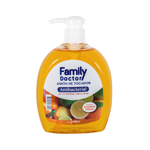 Family Doctor Jab&oacute;n Liquido Antibacterial Frescura Citrica - Frasco 400ML, , large image number null