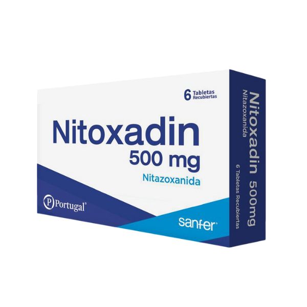 Nitoxadin 500 Mg Tabletas Recubiertas - Caja 6 UN, , large image number null