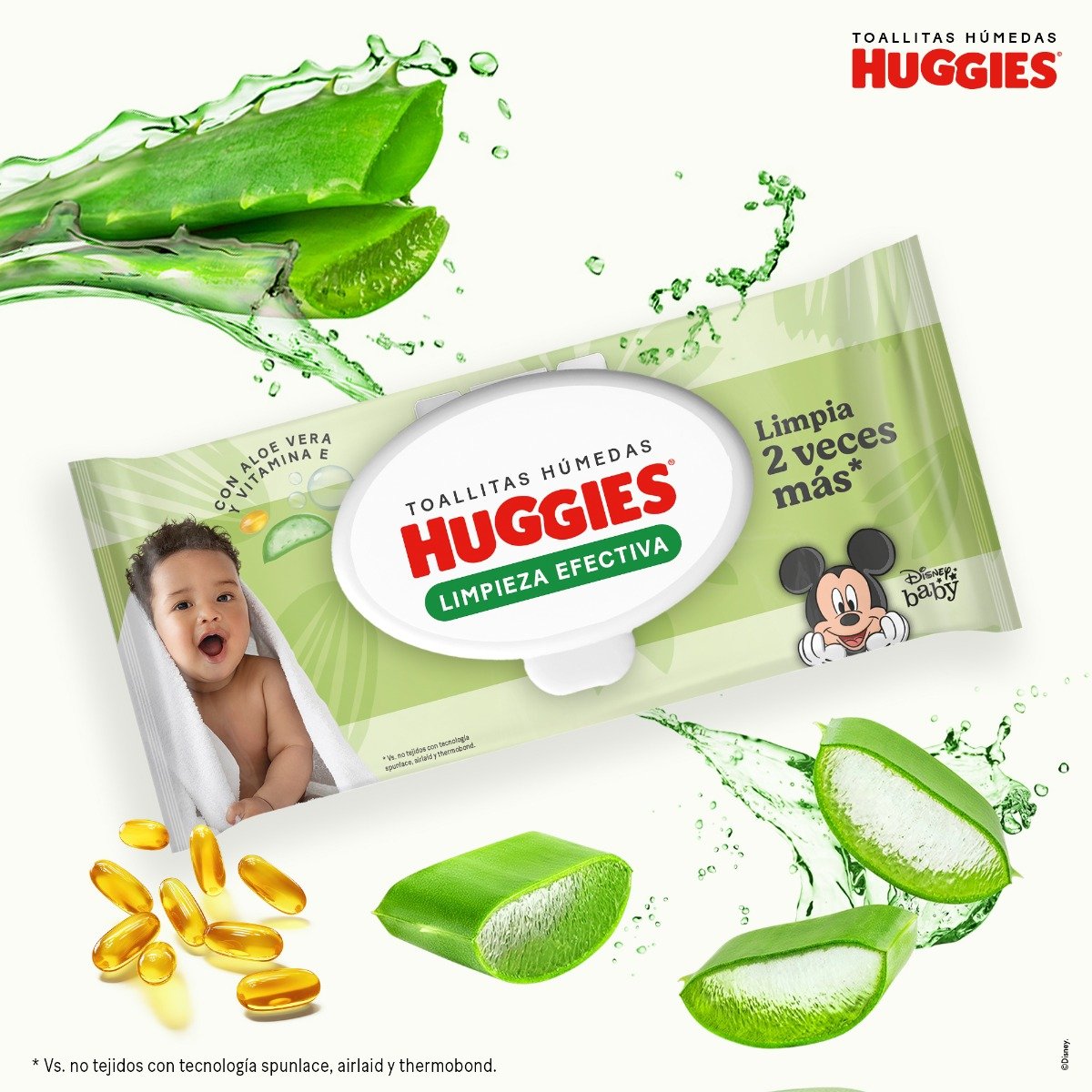 Toallitas H&uacute;medas Huggies - Pack 4 UN, , large image number null