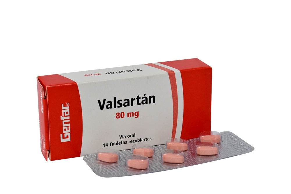 Valsart&aacute;n 80Mg Tabletas Recubiertas  - Caja 14 UN, , large image number null