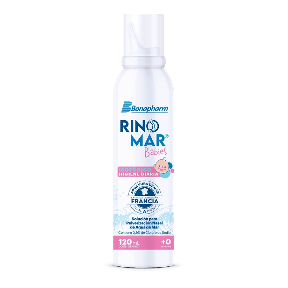Soluci&oacute;n Nasal Spray Rinomar Babies Isotonico Higiene Diaria - Frasco 120 ML, , large image number null