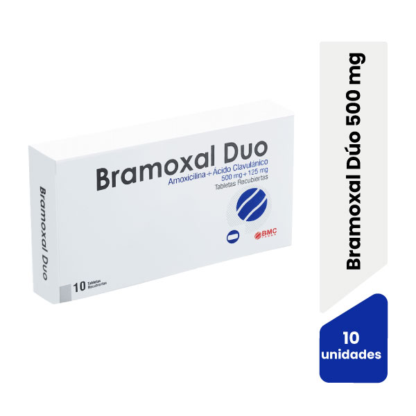 Bramoxal D&uacute;o 500 Mg Tabletas - Caja 10 UN, , large image number null