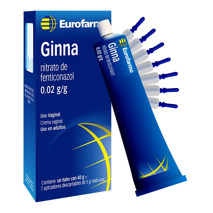 Ginna Crema Vaginal 40Gr + 7 Aplicadores - Caja 1 UN, , large image number null