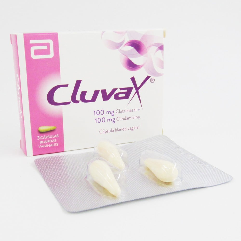 Cluvax 100Mg/100Mg  - Caja 3 UN, , large image number null