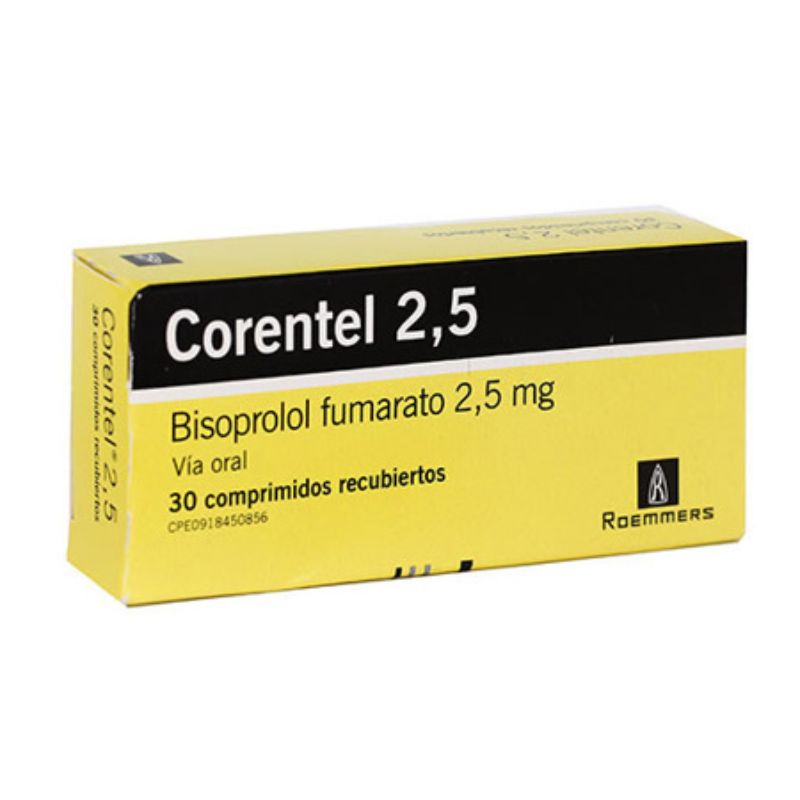Corentel 2.5 Mg Comprimido - Caja 30 UN, , large image number null