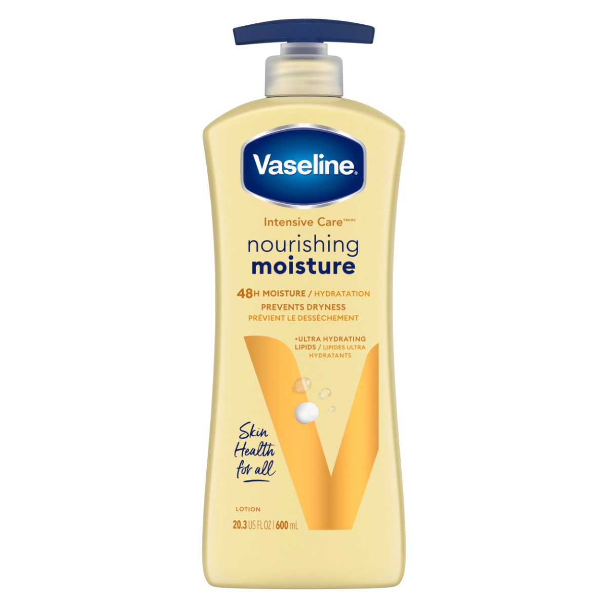 Loci&oacute;n Corporal Vaseline Nourishing Moisture - Frasco 600 ML, , large image number null