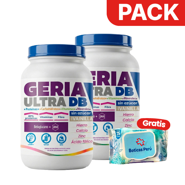 D&uacute;o Pack GeriaUltra DB Sabor Vainilla - Pote 1Kg, , large image number null
