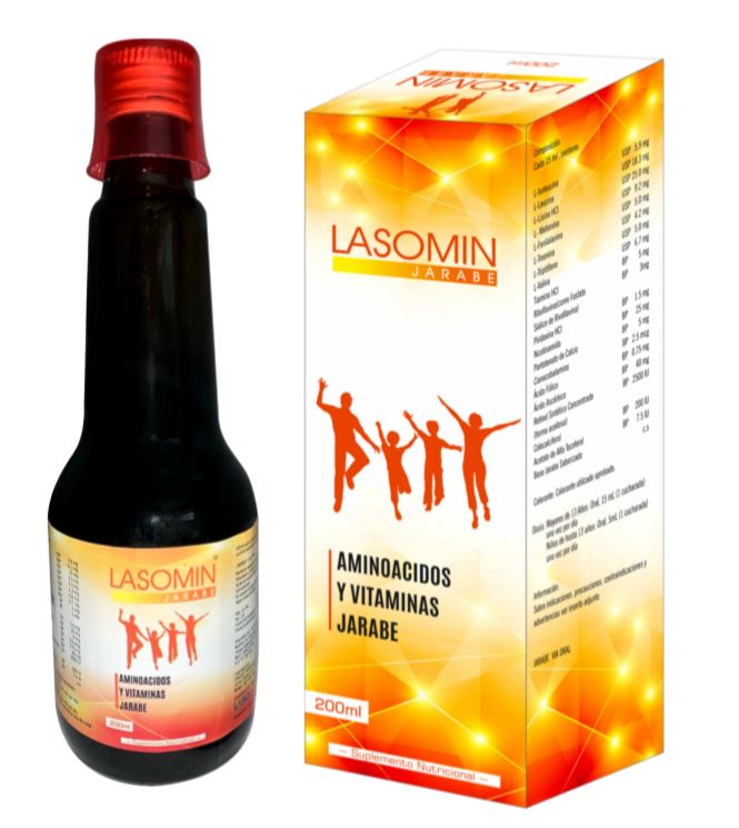 Lasomin Jarabe - Frasco 200 ML, , large image number null