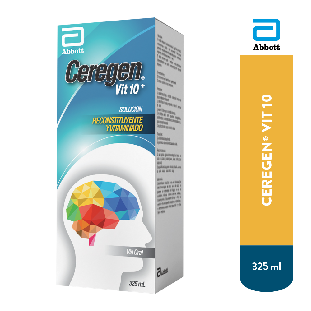 Ceregen Vit 10 Soluci&oacute;n Oral - Frasco 325 ML, , large image number null