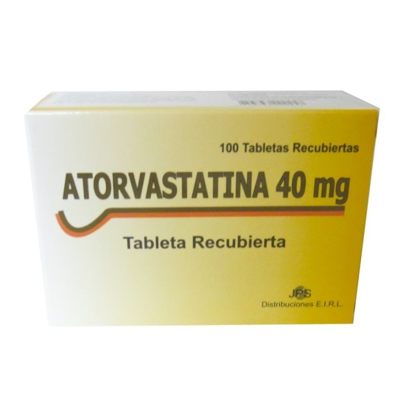 Atorvastatina 40Mg Tableta - Caja 100 UN, , large image number null