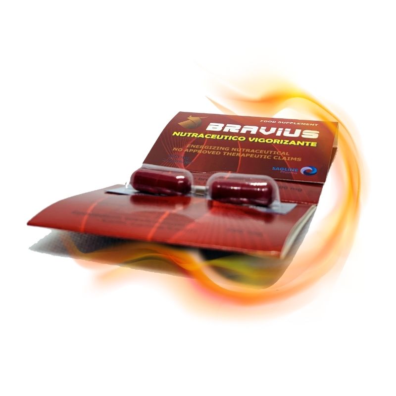 Bravius 500mg Nutrace&uacute;tico Vigorizante - Bl&iacute;ster 2 UN, , large image number null