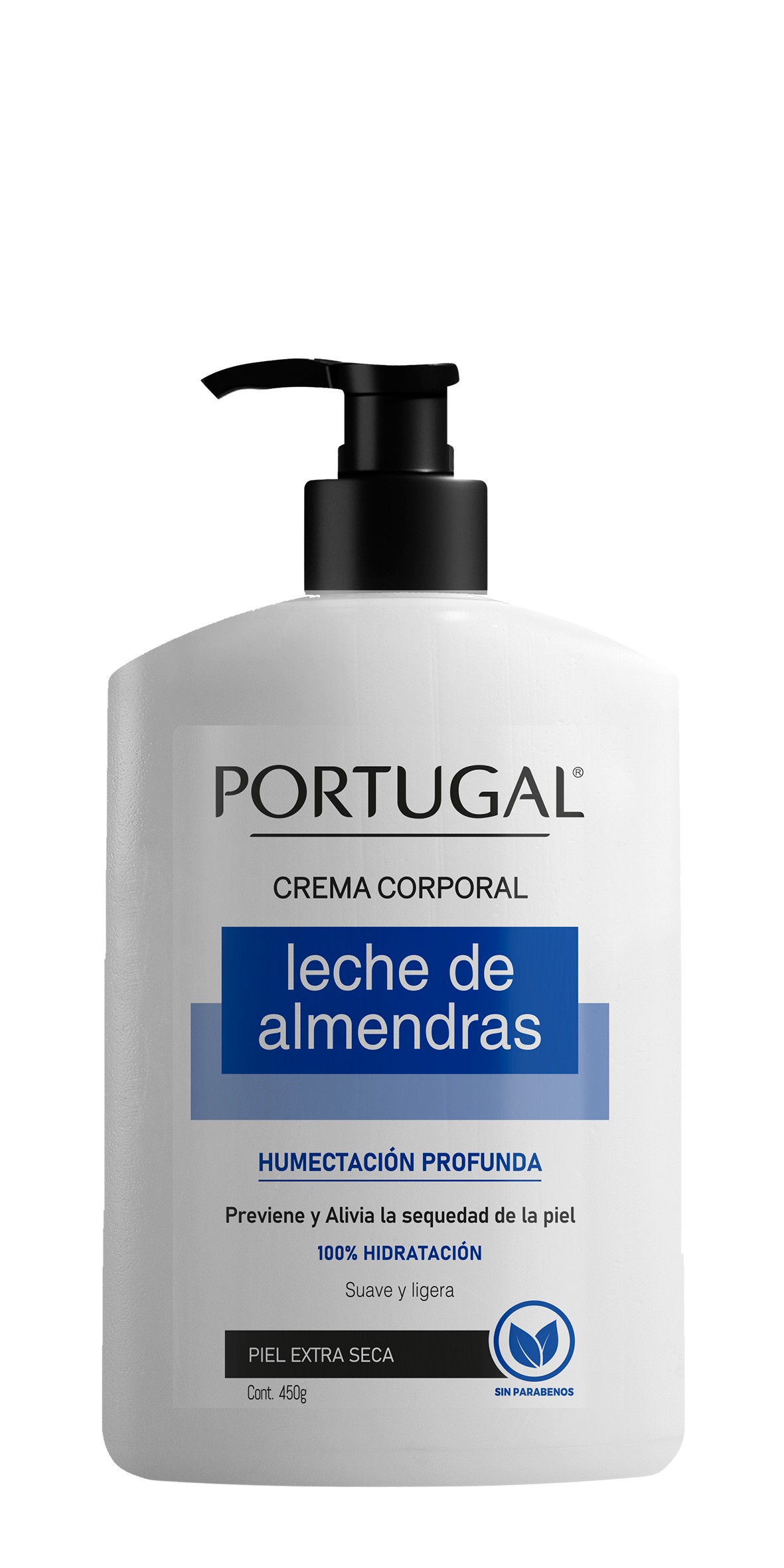 Portugal Crema Corporal Leche de Almendras - Frasco 450 G, , large image number null