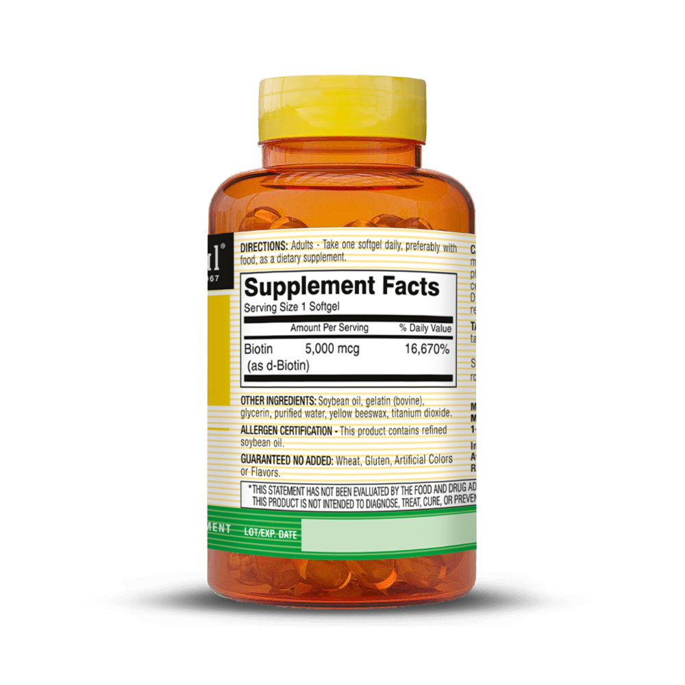 S&uacute;per Biotina 5000 MCG - Frasco 60 UN, , large image number null