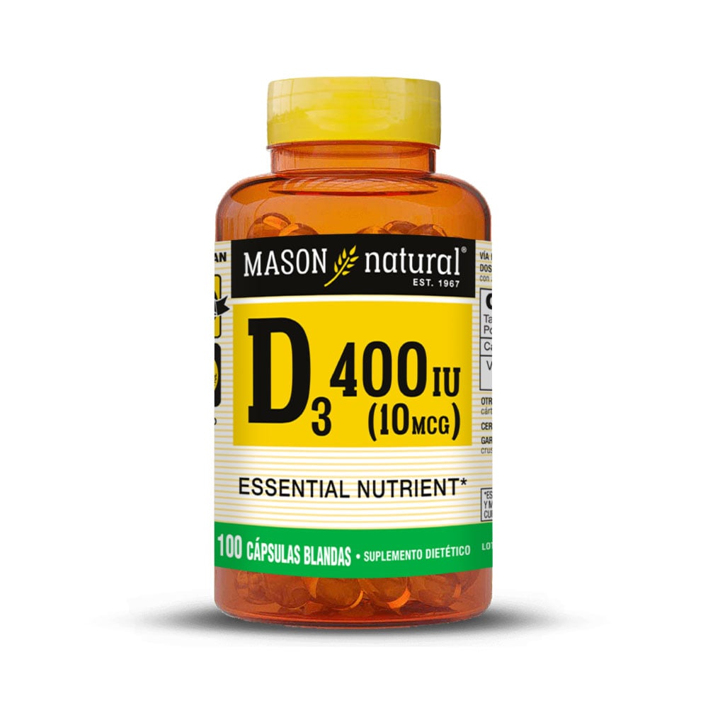 Vitamina D3 400 I.U - Frasco 100 UN, , large image number null