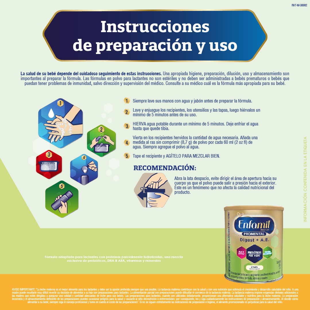 F&oacute;rmula Infantil Enfamil Premium Promental Digest + AE - Lata 352 G, , large image number null