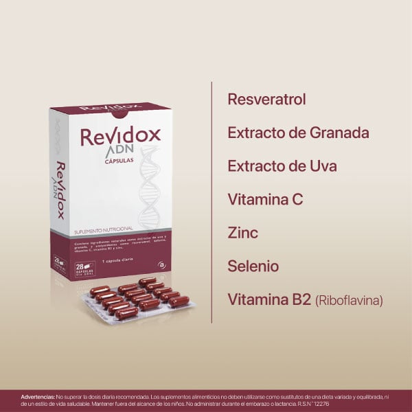 Revidox ADN Suplemento Nutricional C&aacute;psulas image number null