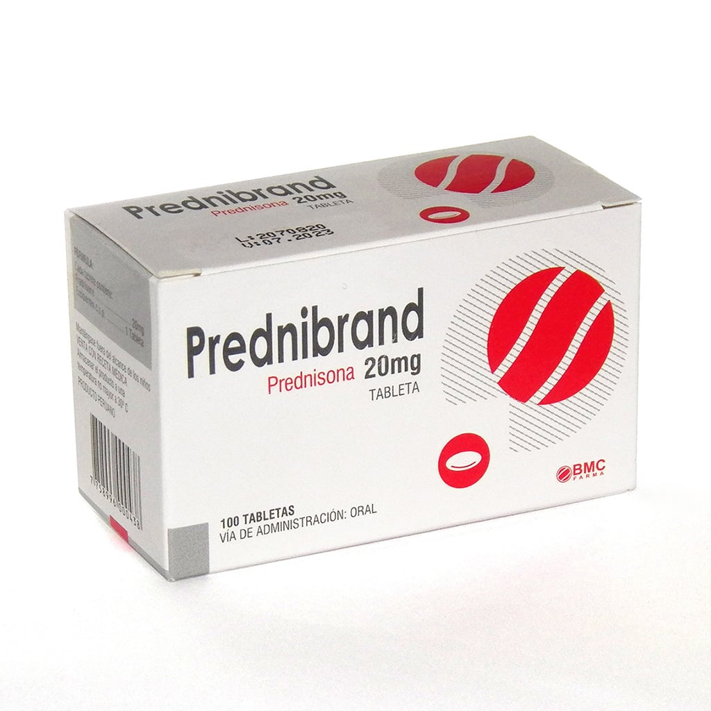 Prednibrand 20 Mg Tableta - Blister 10 UN, , large image number null